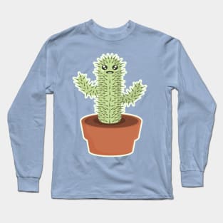 Kawaii Cactus Long Sleeve T-Shirt